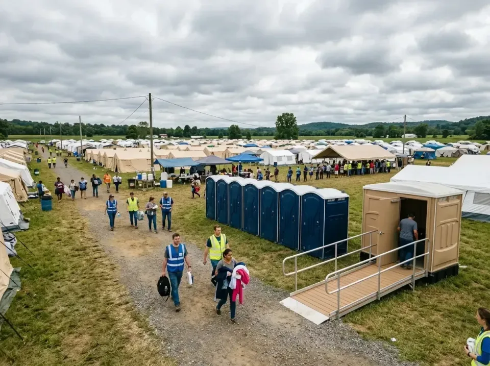disaster-relief-camp-restrooms-010 — frequently asked questions, Dumpster & Portable Bathrooms Rental in Avenue B and C, AZ